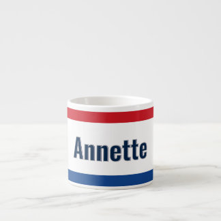 Taza De Espresso Bandera holandesa personalizada