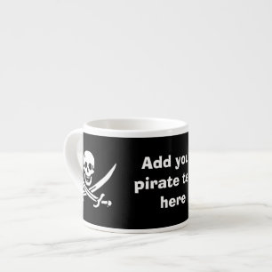 Taza De Espresso Bandera pirata de Jolly roger