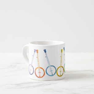 Taza De Espresso Banjos del arco iris