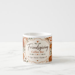 Taza De Espresso Bar de Café Friendsgiving