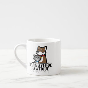 Taza De Espresso BARK AVENUE PAWTIQUE - logotipo 1