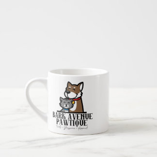 Taza De Espresso BARK AVENUE PAWTIQUE - logotipo 1