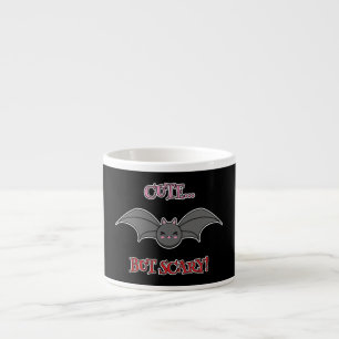 Taza De Espresso Bat lindo pero asustado