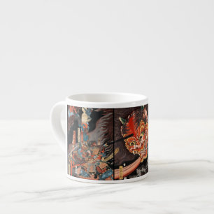 Taza De Espresso Batalla de samuráis japoneses contra Oni
