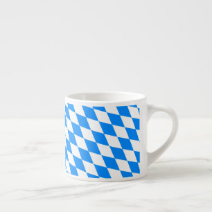 Taza De Espresso Baviera rombos estandartes
