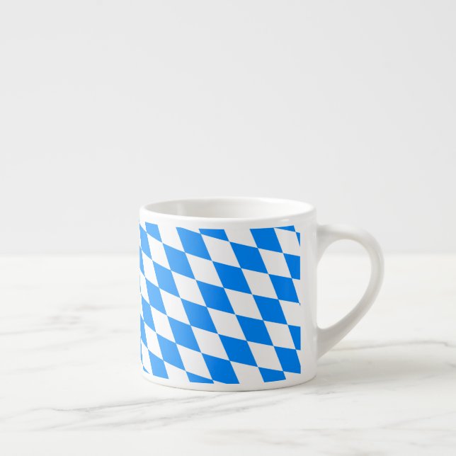 Taza De Espresso Baviera rombos estandartes (Derecha)