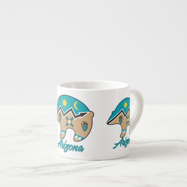 Taza De Espresso Bear Clan Arizona (Derecha)