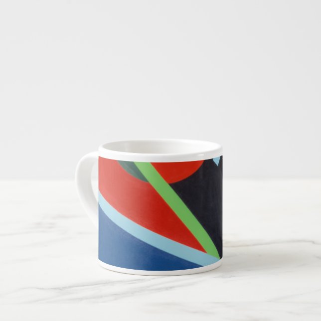 Taza De Espresso Beautiful and Vibrant Colors! Espresso Mug (Izquierda)
