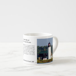 Taza De Espresso Beaver Island Harbour Lighthouse espresso mug