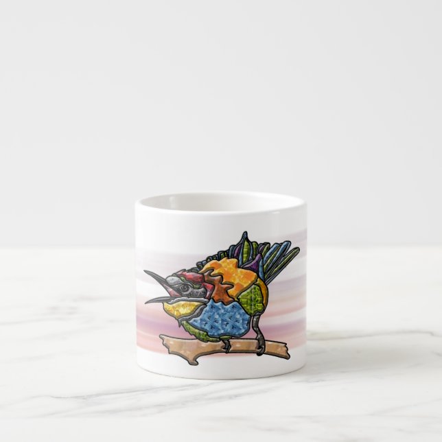 Taza De Espresso Bee Eater Bird (Frente)
