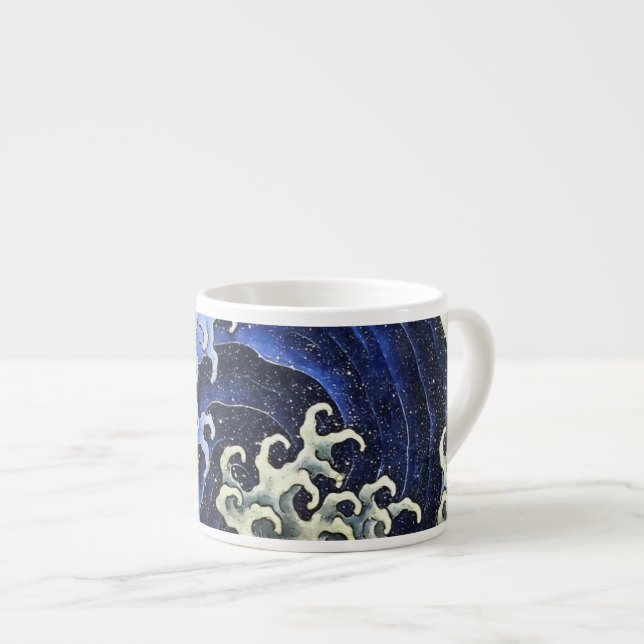 Taza De Espresso Bella Artes de cosecha japonesa de onda femenina d (Derecha)