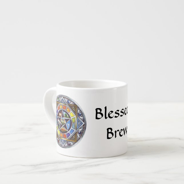 Taza De Espresso Bendición de los elementos Espresso Mug (Izquierda)