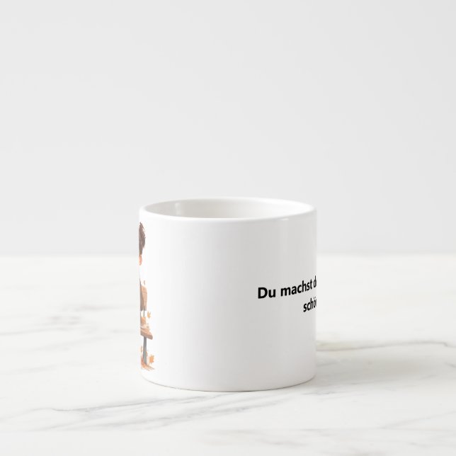 Taza De Espresso Beste Freundinnen-Tasse - Gemeinsam Lachen y Kaffe (Frente)