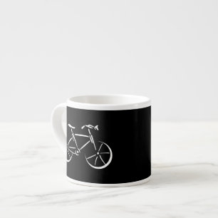 Taza De Espresso Bicicleta blanca