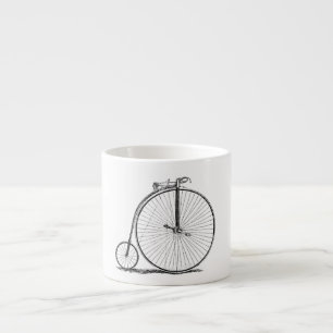 Taza De Espresso Bicicleta de rueda alta Penny Farthing