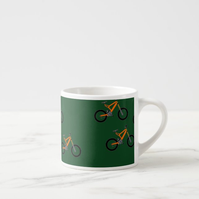 Taza De Espresso Bicicletas verdes (Derecha)
