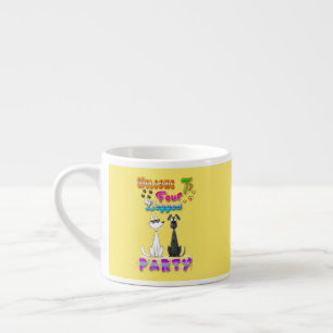 Taza De Espresso Bienvenidos A Cuatro Fiestas Legales