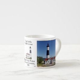 Taza De Espresso Big Sable Point Lighthouse espresso mug