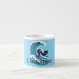 Taza De Espresso Big Wave Surfer Thunder_Cove