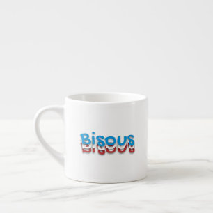 Taza De Espresso Bisous (besos)