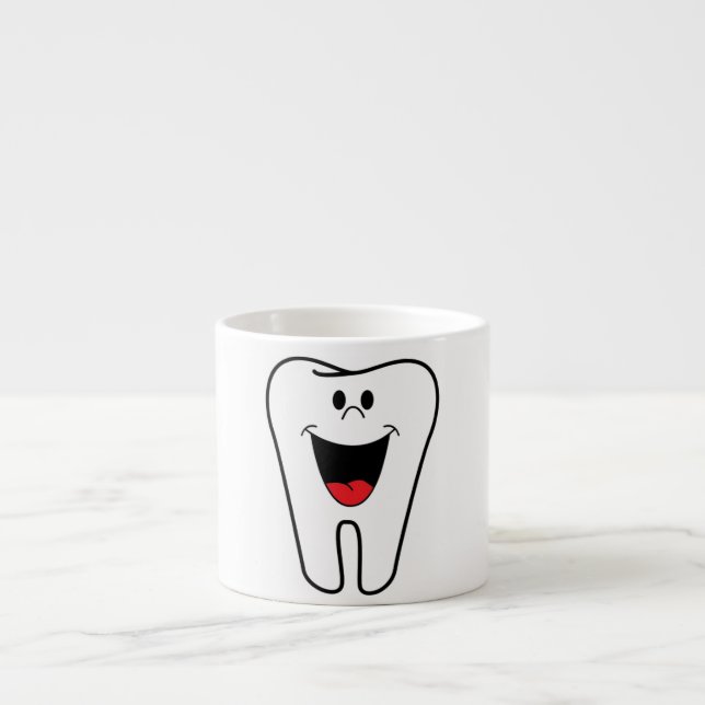 TAZA DE ESPRESSO "BITE ME" TOOTH (Frente)