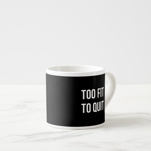 Taza De Espresso Blanco divertido también cabido del negro de las (Derecha)