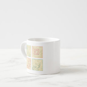 Taza De Espresso Bloques de fotos para bebés por Chariklia Zarris