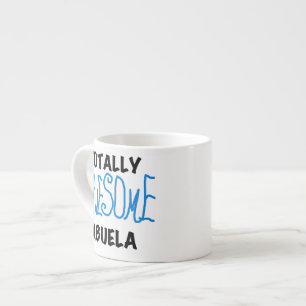 Taza De Espresso Blue Totalmente Awesome Abuela Gifts