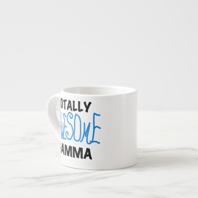 Taza De Espresso Blue Totalmente Awesome Gamma Gifts (Izquierda)