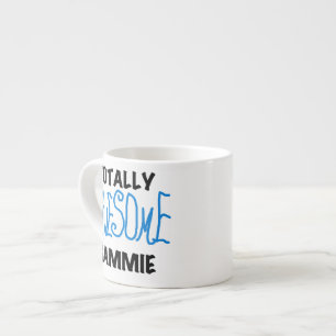 Taza De Espresso Blue Totalmente Awesome Gammie Gifts