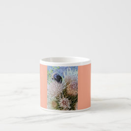 Taza De Espresso Blütenschlückchen – Hummel auf Distel