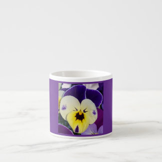 Taza De Espresso Blütenschlückchen – Stiefmütterchen