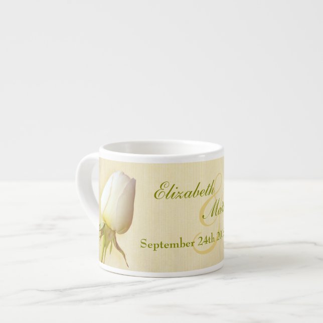 Taza De Espresso Boda espresso mug (Izquierda)