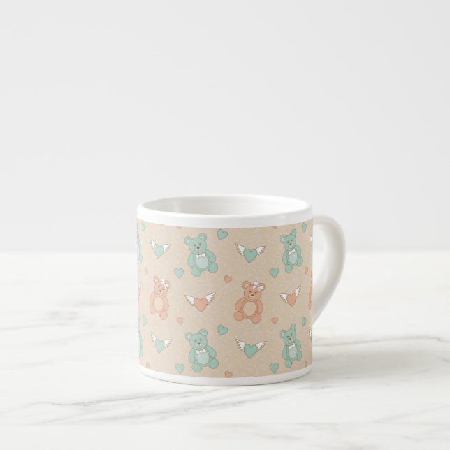 Taza De Espresso Boda-peluches (Derecha)