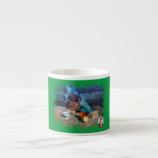 Taza De Espresso Bodegón a espátula (Frente)