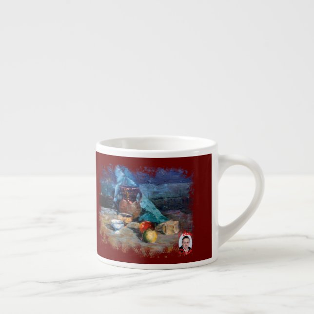 Taza De Espresso Bodegón a espátula (Derecha)