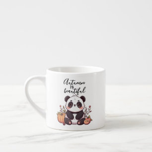 Taza De Espresso Bolas de café de otoño