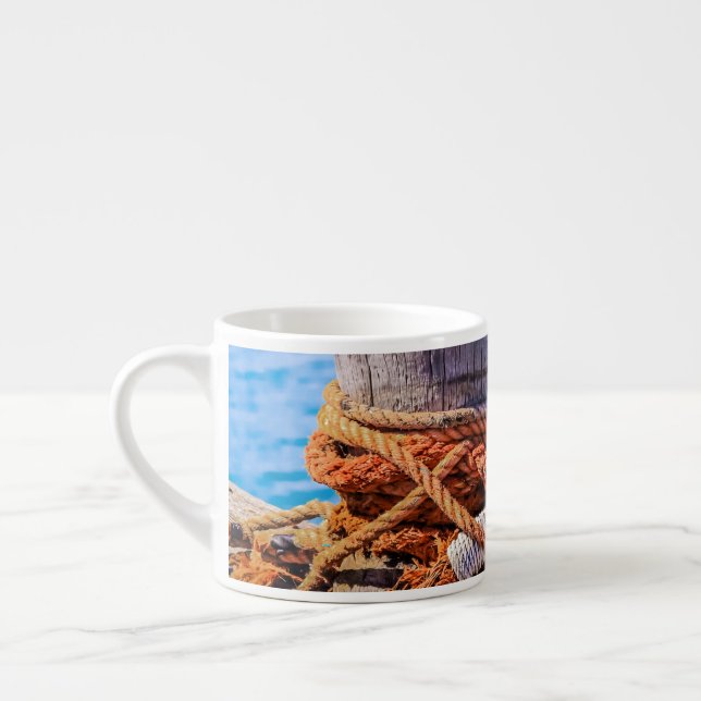 Taza De Espresso Bollard de amarre antiguo (Izquierda)