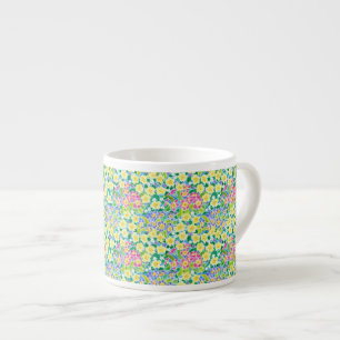 Taza De Espresso Bonito Primroses Espresso Mug,