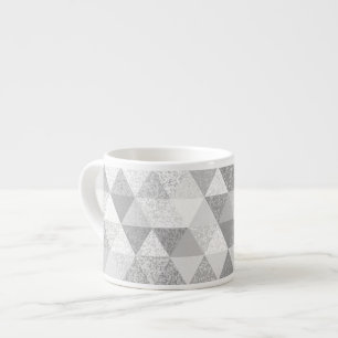Taza De Espresso Bonito Triangle grunge patrón II + tus ideas