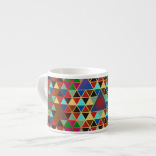 Taza De Espresso Bonito Triángulo patrón III + sus ideas