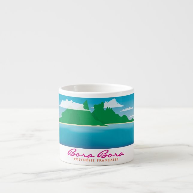 Taza De Espresso Bora Bora (Frente)