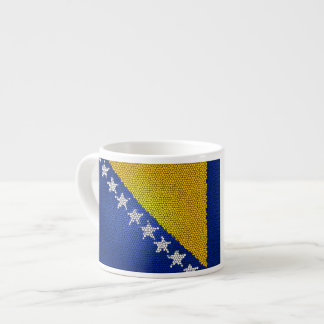 Taza De Espresso Bosnia and Herzegovina Flag Patriotic Design