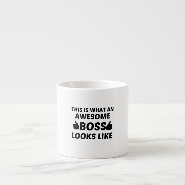 TAZA DE ESPRESSO BOSS AWESOME (Frente)