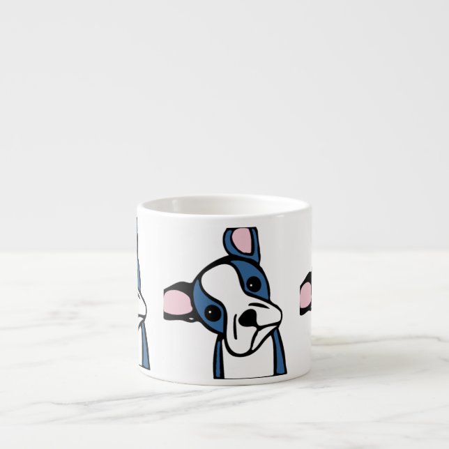 Taza De Espresso Boston Terrier (Frente)