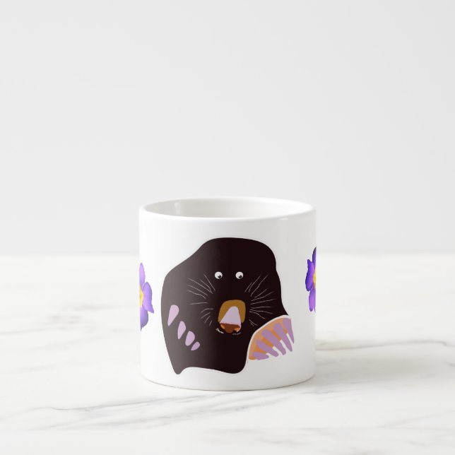 Taza De Espresso Brown Mole Espresso Mug (Frente)