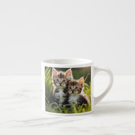 Taza De Espresso "Buenos días" Kitten