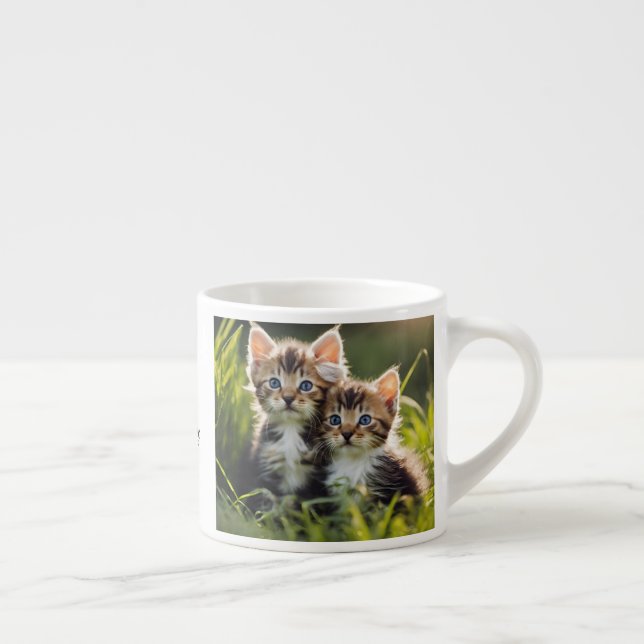 Taza De Espresso "Buenos días" Kitten (Derecha)
