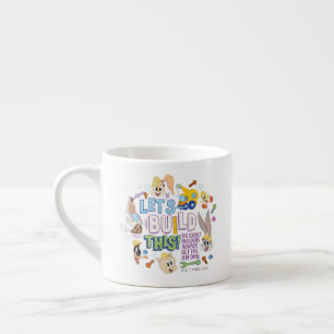 Taza De Espresso BUGS BUNNY BUILDERS™  Boceto "¡Vamos a construir e