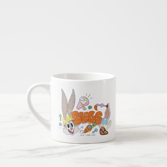 Taza De Espresso BUGS BUNNY BUILDERS™| BUGS BUNNY™ Sketch Art (Izquierda)